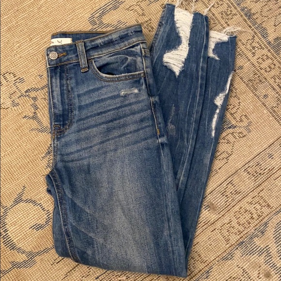 willow & root Pants - Willow & Root High Rise Ankle Skinny